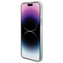 Заредете изображение във визуализатора на галерията – Guess IML Iridescent MagSafe case for iPhone 15 Pro - turquoise
