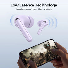 Заредете изображение във визуализатора на галерията – TWS Joyroom Funpods Series JR-FB3 Bluetooth 5.3 wireless headphones - purple
