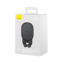 Заредете изображение във визуализатора на галерията – Baseus Stable Series air vent car holder black (SUWX020001)
