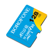 Заредете изображение във визуализатора на галерията – Borofone Memory card MicroSD 128GB SDXC U3 Class10 100MB/s
