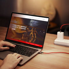 Заредете изображение във визуализатора на галерията – Ugreen US294 USB-C 2.0 / USB-C 2.0 3A cable - red
