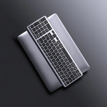 Заредете изображение във визуализатора на галерията – Ugreen KU005 Bluetooth/2.4 GHz Wireless Membrane Keyboard with Backlight - Black
