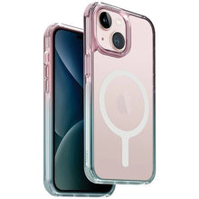 Заредете изображение във визуализатора на галерията – Uniq Combat Duo Magclick Charging case for iPhone 15 - blue and pink
