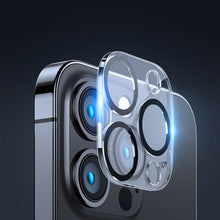 Заредете изображение във визуализатора на галерията – Joyroom Mirror Lens Protector Glass for Camera for iPhone 14 / iPhone 14 Plus for Full Camera Lens (JR-LJ2)
