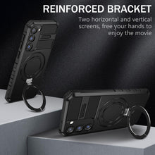 Заредете изображение във визуализатора на галерията – Tel Protect Armor Magsafe Metal Ring Case for Samsung Galaxy S23 black
