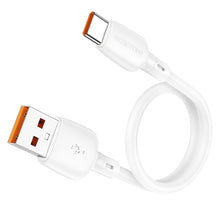 Заредете изображение във визуализатора на галерията – Borofone Cable BX93 Super Power - USB to Type C - 100W 6A 0,25 metres white
