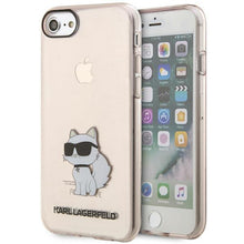 Заредете изображение във визуализатора на галерията – Karl Lagerfeld KLHCI8HNCHTCP iPhone 7/8/ SE 2020 / SE 2022 pink/pink hardcase Ikonik Choupette
