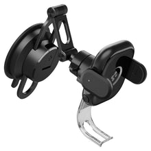 Заредете изображение във визуализатора на галерията – Spigen UTS35W ONETAP UNIVERSAL WINDSHIELD &amp; DASHBOARD CAR MOUNT WIRELESS CHARGER BLACK
