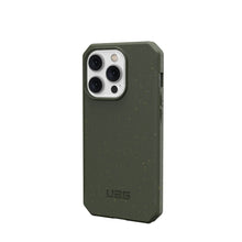 Заредете изображение във визуализатора на галерията – ( uag ) urban armor gear biodegradable outback гръб за iphone 14 pro green - TopMag
