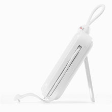 Заредете изображение във визуализатора на галерията – Joyroom power bank with USB C and Lightning cables and stand Cutie Series 10000mAh 22.5W white (JR-L008)
