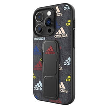 Заредете изображение във визуализатора на галерията – Adidas SP Grip Case iPhone 14 Pro black/black/coulourful 50251
