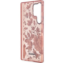 Заредете изображение във визуализатора на галерията – Guess GUHCS23LHCFWSP S23 Ultra S918 pink/pink hardcase Flower Collection
