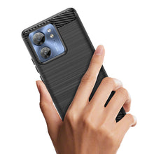 Заредете изображение във визуализатора на галерията – Carbon Case silicone case for Motorola Edge 40 - black
