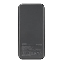 Заредете изображение във визуализатора на галерията – Joyroom power bank 30000mAh Dazzling Series 12W black (JR-T018)
