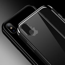 Заредете изображение във визуализатора на галерията – Clear Color Case Gel TPU Electroplating frame Cover for Samsung Galaxy A50s / Galaxy A50 / Galaxy A30s blue
