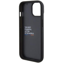 Заредете изображение във визуализатора на галерията – BMW BMHCP15S22PTDK iPhone 15 6.1" black/black Leather Stamp Tricolor
