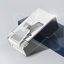 Заредете изображение във визуализатора на галерията – Ugreen 10x plug end RJ45 8P8C (UTP Cat. 6 / Cat. 5 / Cat. 5e) silver (NW111)
