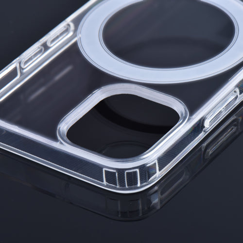 Clear Mag Cover (MID) case compatible with MagSafe for IPHONE 15 PLUS