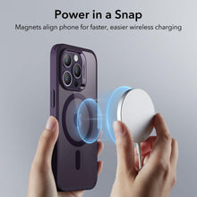 Заредете изображение във визуализатора на галерията – ESR CH HALOLOCK MAGSAFE IPHONE 14 PRO MAX CLEAR/PURPLE

