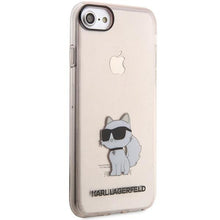 Заредете изображение във визуализатора на галерията – Karl Lagerfeld KLHCI8HNCHTCP iPhone 7/8/ SE 2020 / SE 2022 pink/pink hardcase Ikonik Choupette
