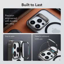 Заредете изображение във визуализатора на галерията – ESR CLASSIC KICKSTAND HALOLOCK MAGSAFE IPHONE 14 PRO CLEAR/BLACK
