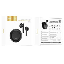 Заредете изображение във визуализатора на галерията – Hoco wireless headset stereo tws ew14 true metall black - TopMag
