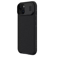Заредете изображение във визуализатора на галерията – Nillkin CamShield Pro PC+TPU Case for Iphone 15 black
