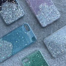Заредете изображение във визуализатора на галерията – Wozinsky Star Glitter Shining Cover for Samsung Galaxy A31 green
