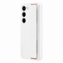 Заредете изображение във визуализатора на галерията – Samsung Silicone Grip Cover Case for Samsung Galaxy S23 silicone case with wrist strap white (EF-GS911TWEGWW)
