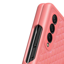 Заредете изображение във визуализатора на галерията – Dux Ducis Venice Leather Case for Samsung Galaxy Z Fold 3 Genuine Leather Cover Red
