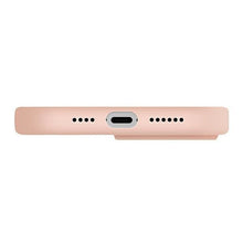 Заредете изображение във визуализатора на галерията – Uniq case Lino Hue iPhone 14 6.1" Magclick Charging pink/blush pink
