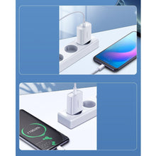 Заредете изображение във визуализатора на галерията – Ugreen USB charger Power Delivery 3.0 Quick Charge 4.0+ 20W 3A white (60450)

