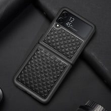 Заредете изображение във визуализатора на галерията – Dux Ducis Venice case for Samsung Galaxy Z Flip 4 leather case black
