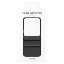 Заредете изображение във визуализатора на галерията – PU leather case for Samsung Galaxy Z Flip 5 - black
