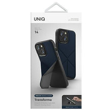 Заредете изображение във визуализатора на галерията – Uniq case Transforma iPhone 14 6.1" Magclick Charging blue/electric blue
