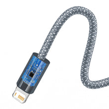 Заредете изображение във визуализатора на галерията – Baseus iPhone USB cable - Lightning 1m, 2.4A gray (CALD000416)
