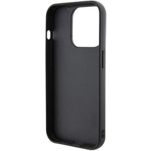 Заредете изображение във визуализатора на галерията – Karl Lagerfeld Gripstand Saffiano Karl&amp;Choupette Pins case for iPhone 15 Pro Max - black
