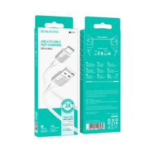 Заредете изображение във визуализатора на галерията – Borofone Cable BX101 Creator - USB to Type C - 3A 1 metre white
