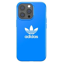 Заредете изображение във визуализатора на галерията – Adidas OR SnapCase Trefoil iPhone 13 Pro / 13 6.1" blue/bluebird 47099
