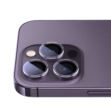 Заредете изображение във визуализатора на галерията – Camera tempered glass for iPhone 14 Pro / 14 Pro Max Baseus + mounting kit

