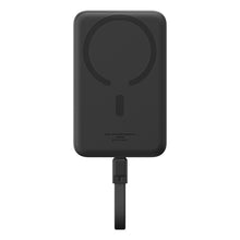 Заредете изображение във визуализатора на галерията – Baseus Magnetic Mini MagSafe 10000mAh 30W powerbank with built-in Lightning cable - black + Baseus Simple Series USB-C - USB-C 60W 0.3m cable
