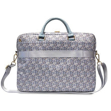 Заредете изображение във визуализатора на галерията – Original GUESS Laptop Sleeve GCube Stripes GUCB15HGCFSEB 16 inches blue
