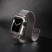Заредете изображение във визуализатора на галерията – Spigen METAL FIT "PRO" Apple Watch 7 / 8 (45MM) GRAPHITE
