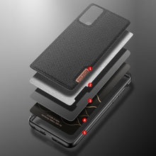 Заредете изображение във визуализатора на галерията – Dux Ducis Fino case covered with nylon material for Samsung Galaxy S20 FE 5G gray
