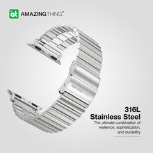 Заредете изображение във визуализатора на галерията – Amazing Thing Band Titan Steel Band TSE49GY for Apple Watch 49/45 silver
