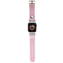 Заредете изображение във визуализатора на галерията – Original Strap HELLO KITTY strap Kitty Head HKAWMPGKHP for Apple Watch 38/40/41mm pink
