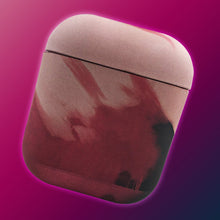 Заредете изображение във визуализатора на галерията – Watercolor AirPods Case colorful hard case for AirPods 2 / AirPods 1 red
