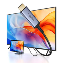 Заредете изображение във визуализатора на галерията – Baseus BS-OH064 8K 60Hz USB-C - HDMI cable 1.5m - black
