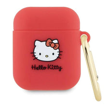 Заредете изображение във визуализатора на галерията – Hello Kitty Silicone 3D Kitty Head case for AirPods 1/2 - fuchsia
