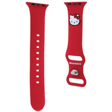 Заредете изображение във визуализатора на галерията – Hello Kitty Silicone Kitty Head strap for Apple Watch 38/40/41mm - red
